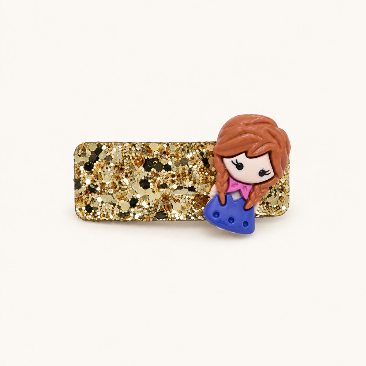 Storybook Princess Glitter Snap Clip Set — Gold 2 — BP-001-GD-2