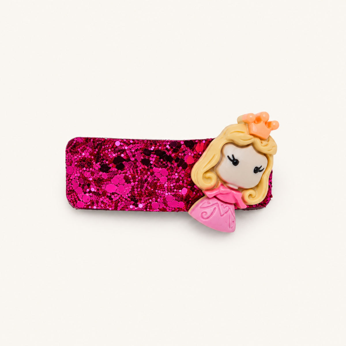 Storybook Princess Glitter Snap Clip Set — Pink 3 — BP-001-PK-3