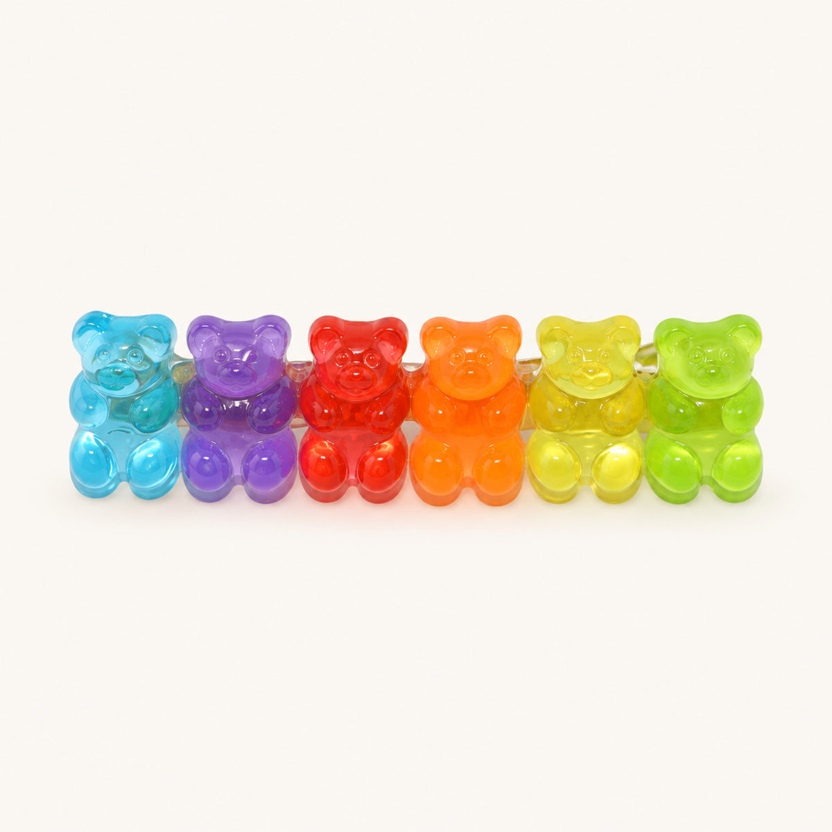 Jelly Bear Mini Clip Set — Blue — BP-003-BL