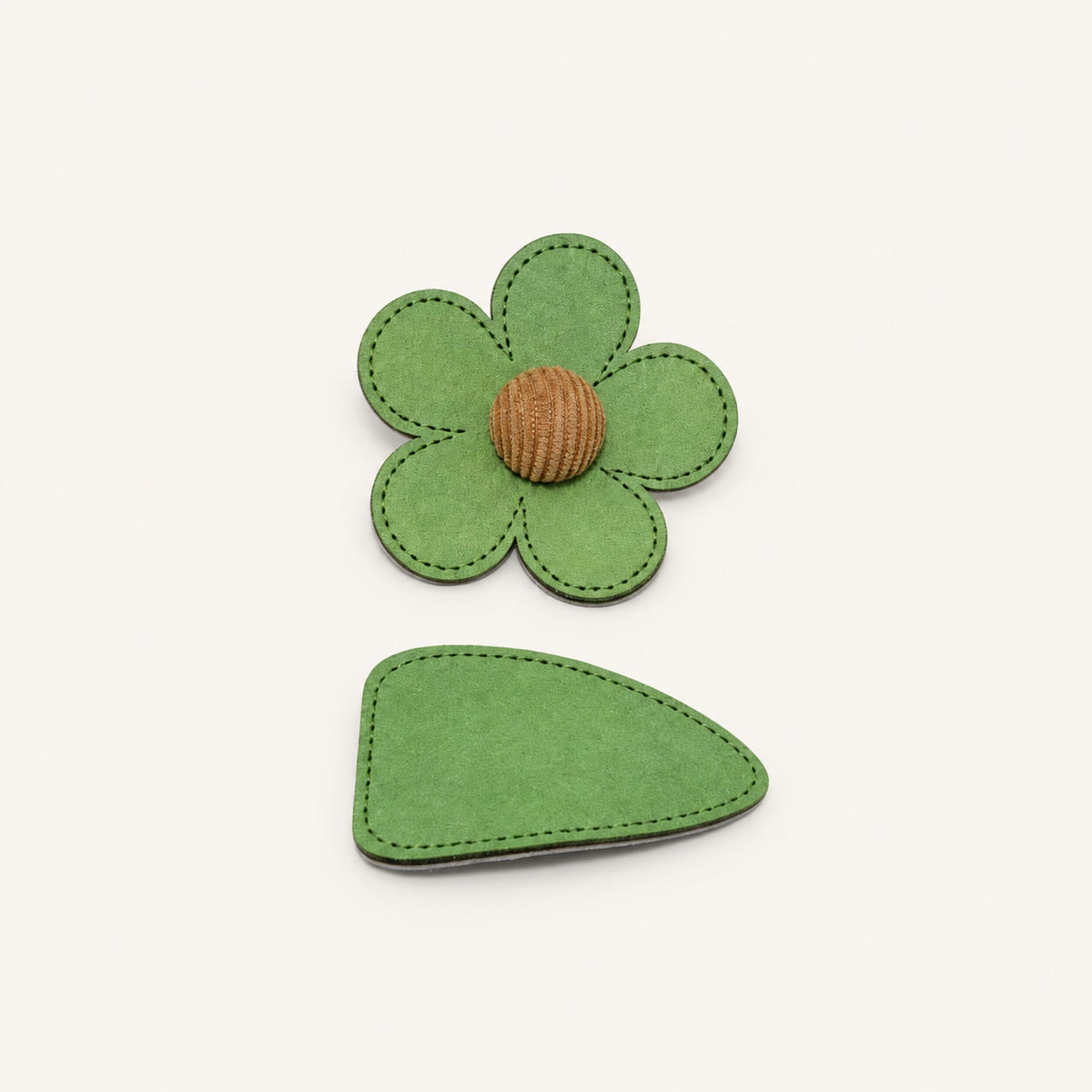 Big Bloom & Color Pop 2-Piece Clip Set — Green