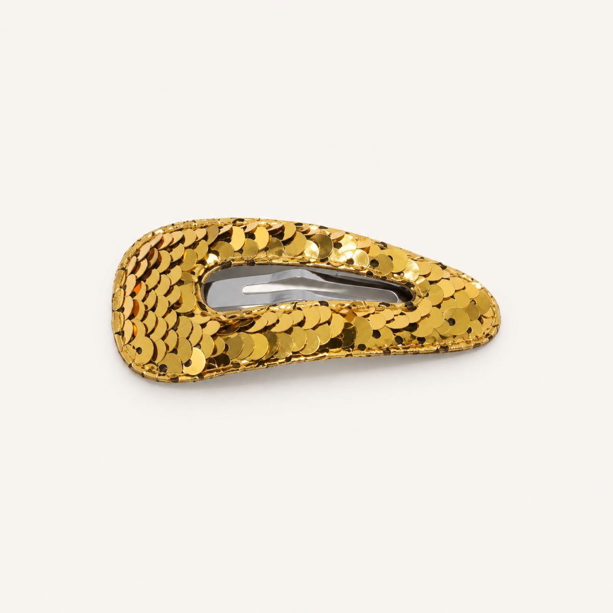 Mermaid Sequin Snap Clip Set — Gold — BP-013-GD