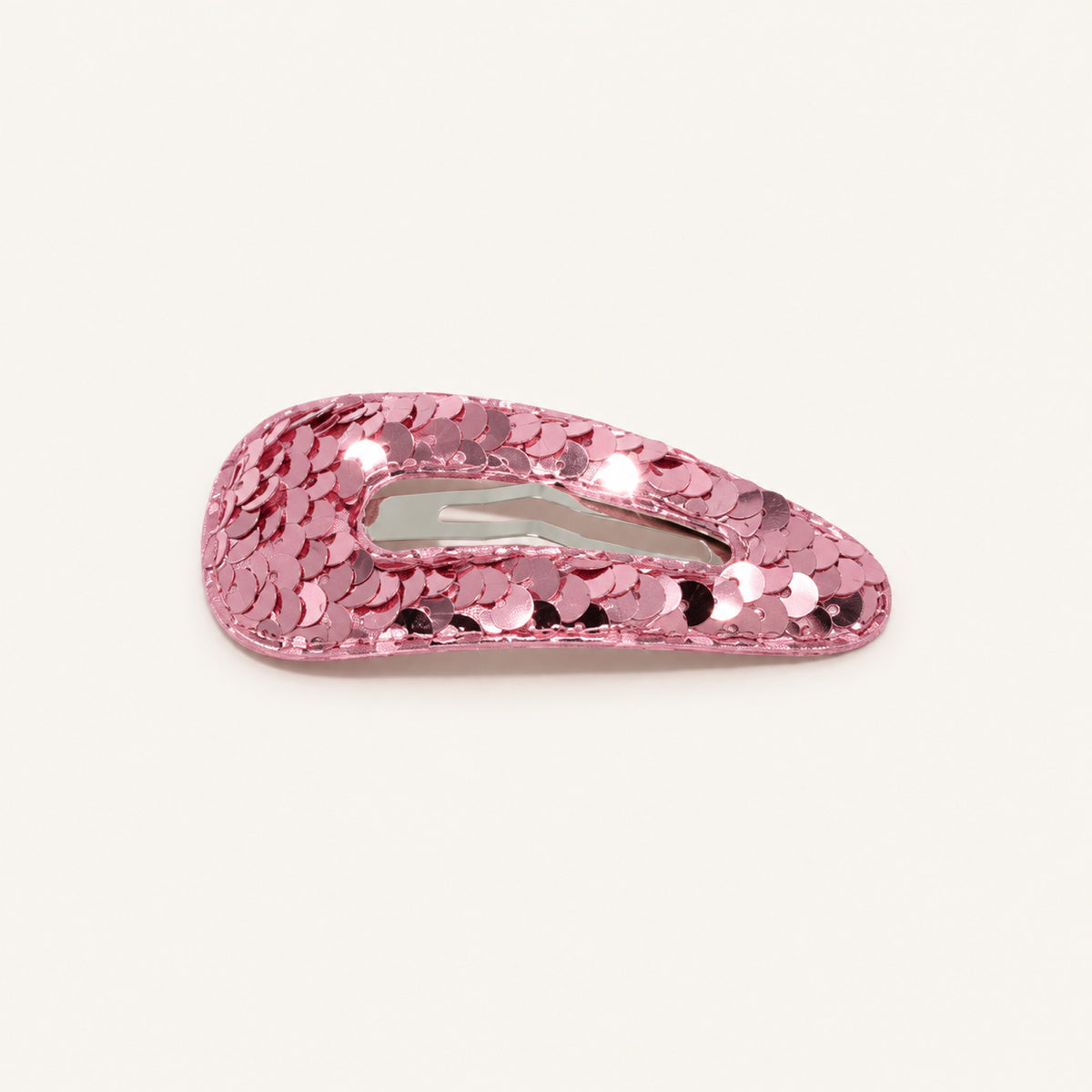 Mermaid Sequin Snap Clip Set — Light Pink — BP-013-LP