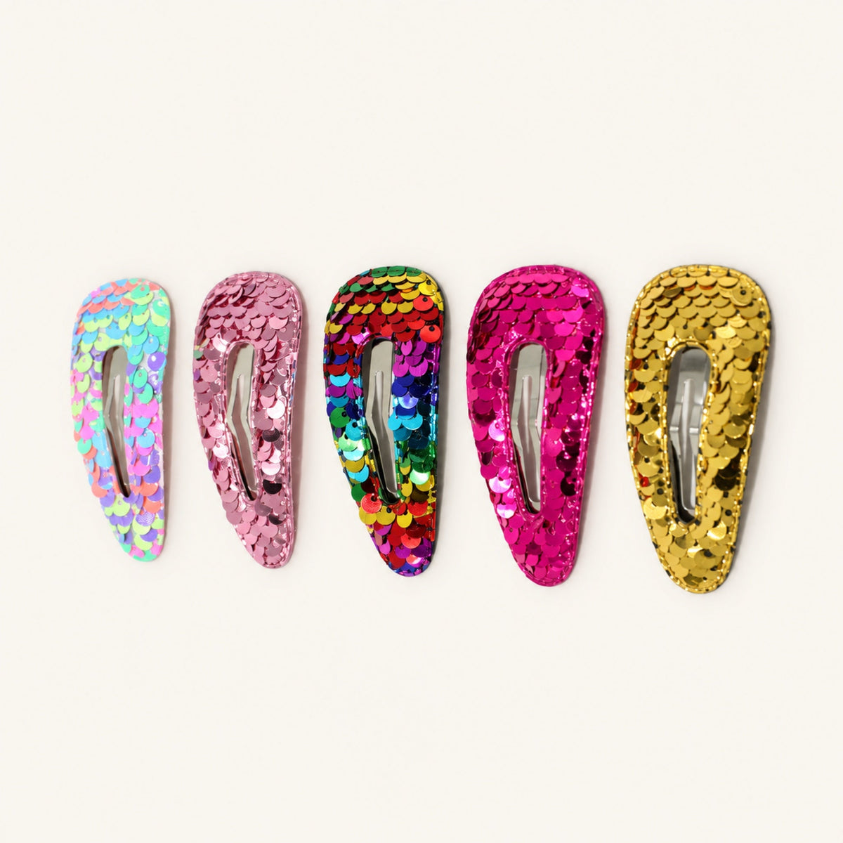 Mermaid Sequin Snap Clip Set — BP-013-MULTI