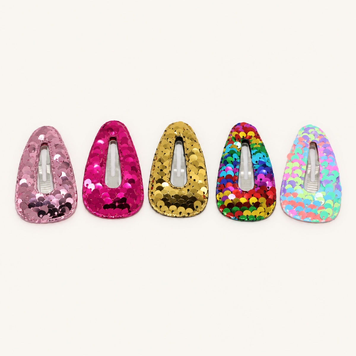 Mermaid Sequin Snap Clip Set — BP-013-MULTI