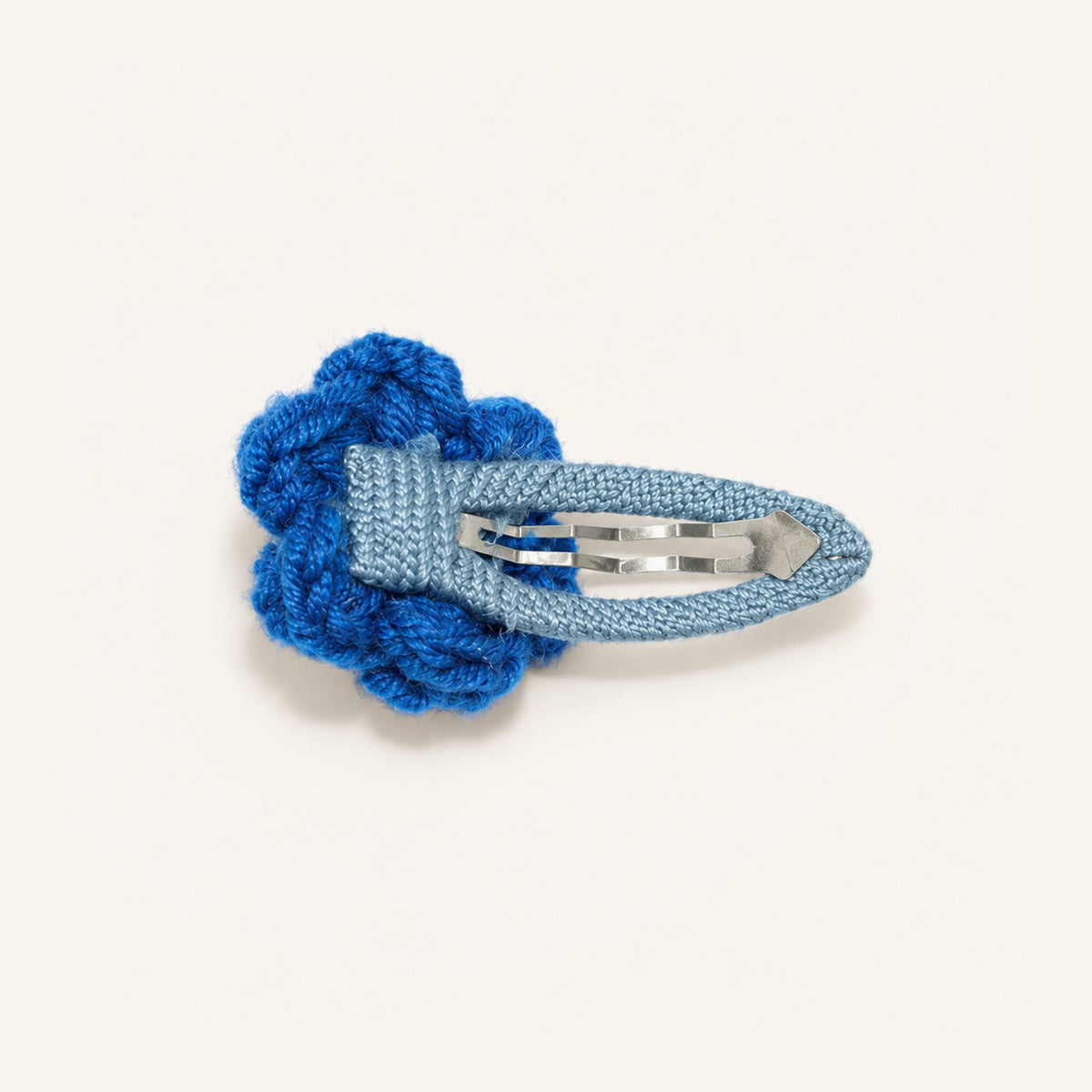 Bluebell Crystal Flower Clip Pair — IP-001-BL