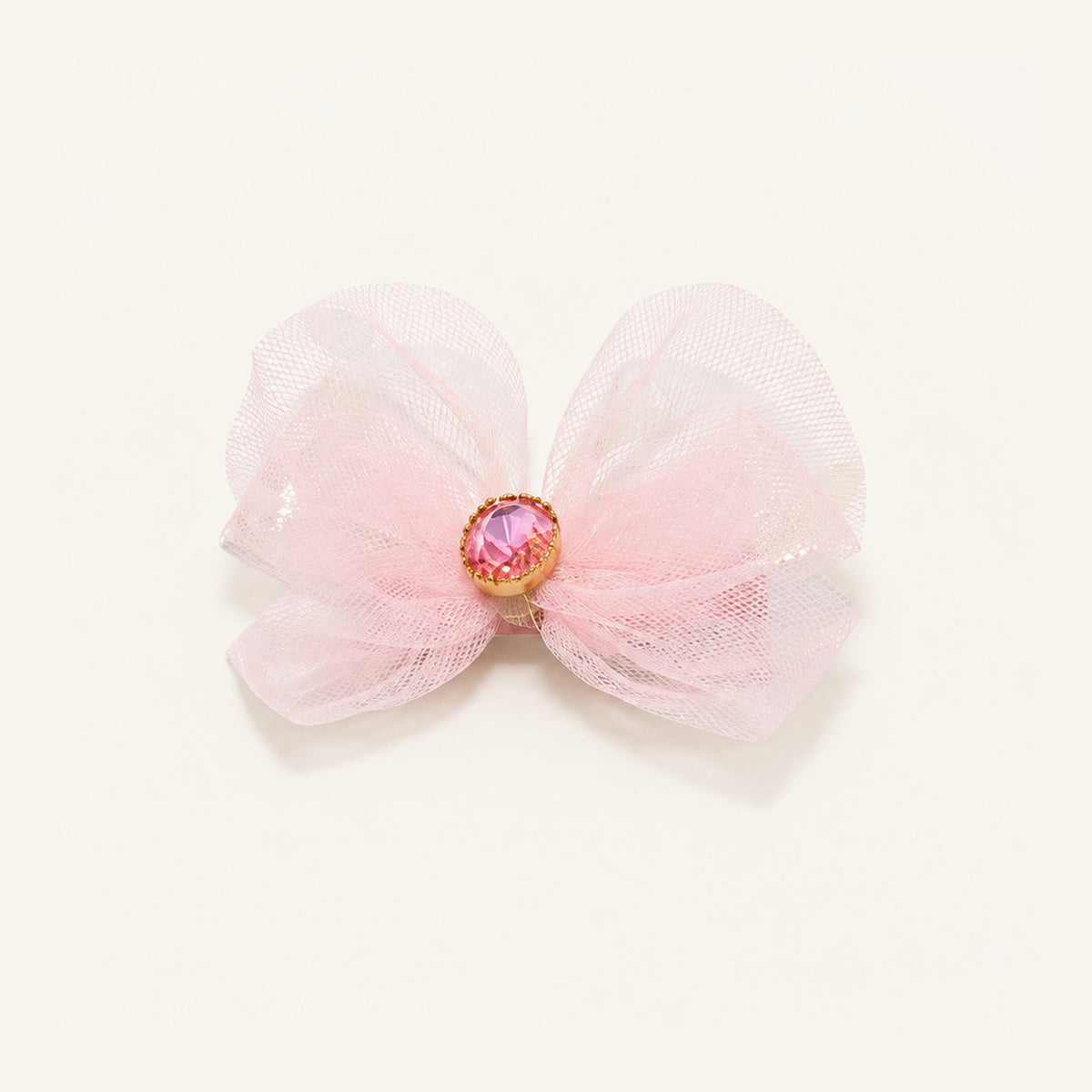 Rosie Mini Organza Bow Clip Pair — IP-009-PK