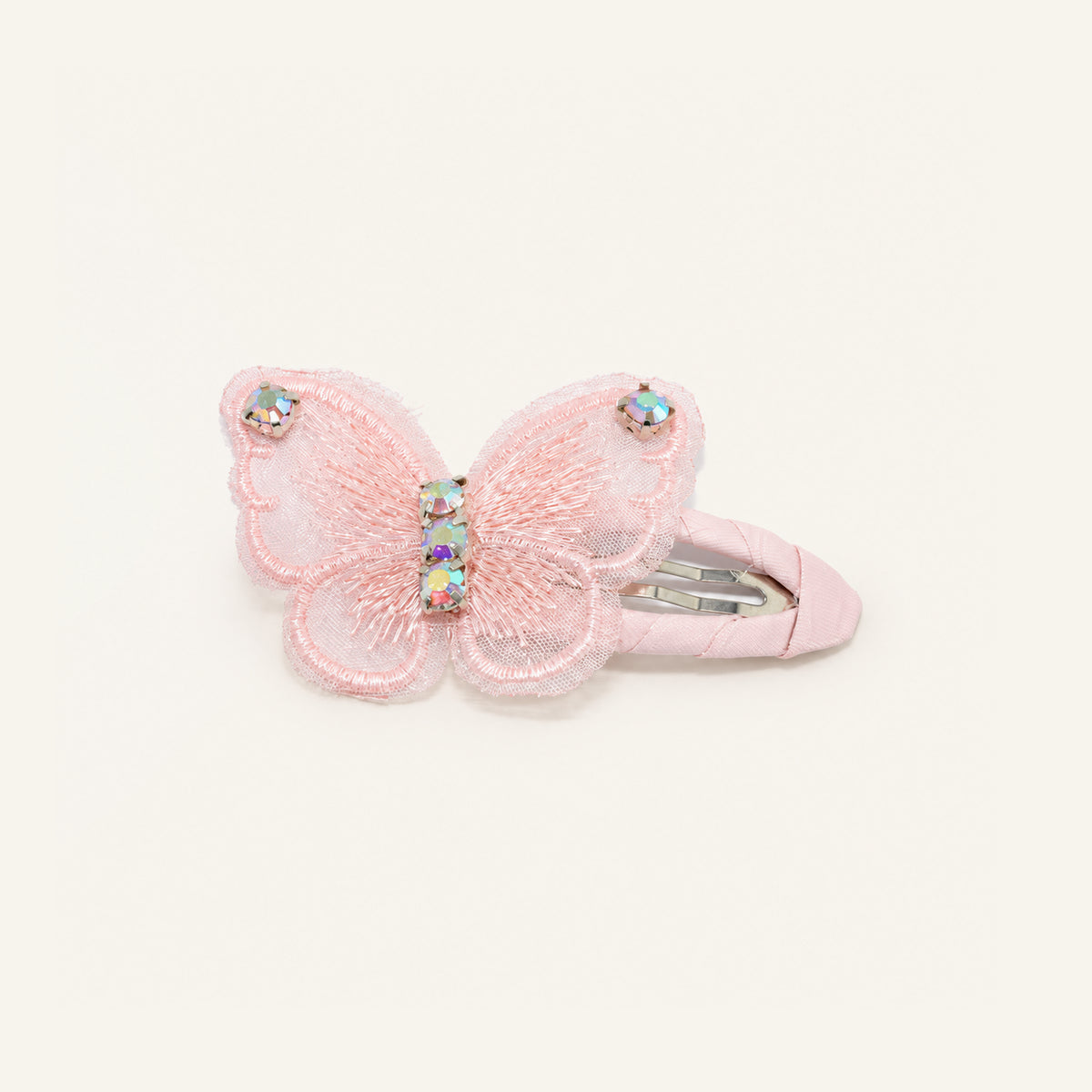 Papillon Crystal Butterfly Clip Pair — IP-036-PK