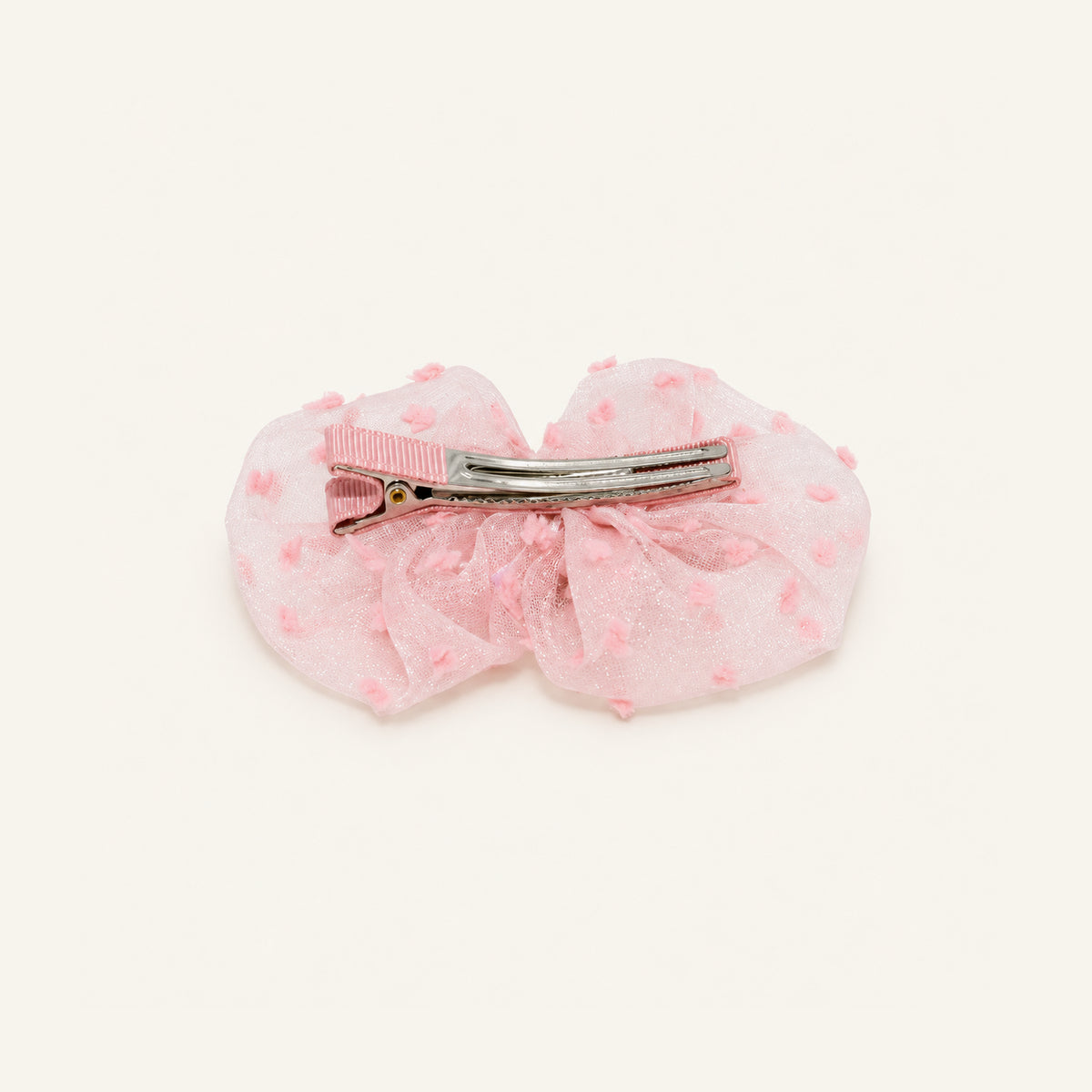 Blush Garden Organza Flower Clip — IP-057-PK