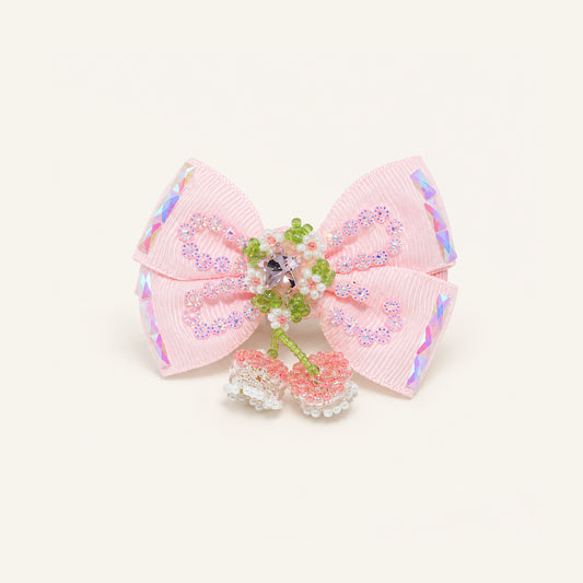 Birthday Bloom Sequin Bow — IP-074-PK