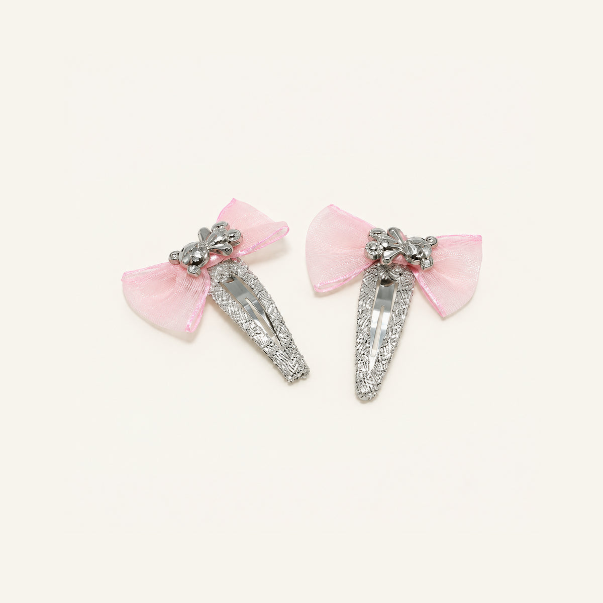 Teddy Rose Mini Clip Pair — IP-127-PK