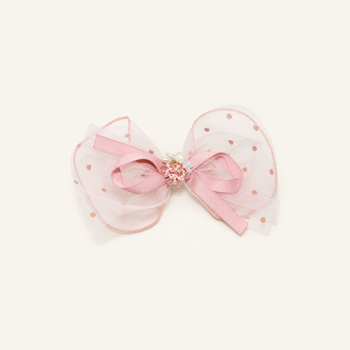 Big Pink Moment Organza Satin Bow — IP-201-PK