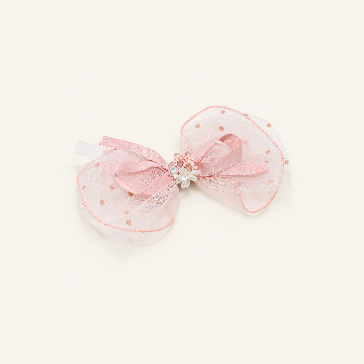 Big Pink Moment Organza Satin Bow — IP-201-PK