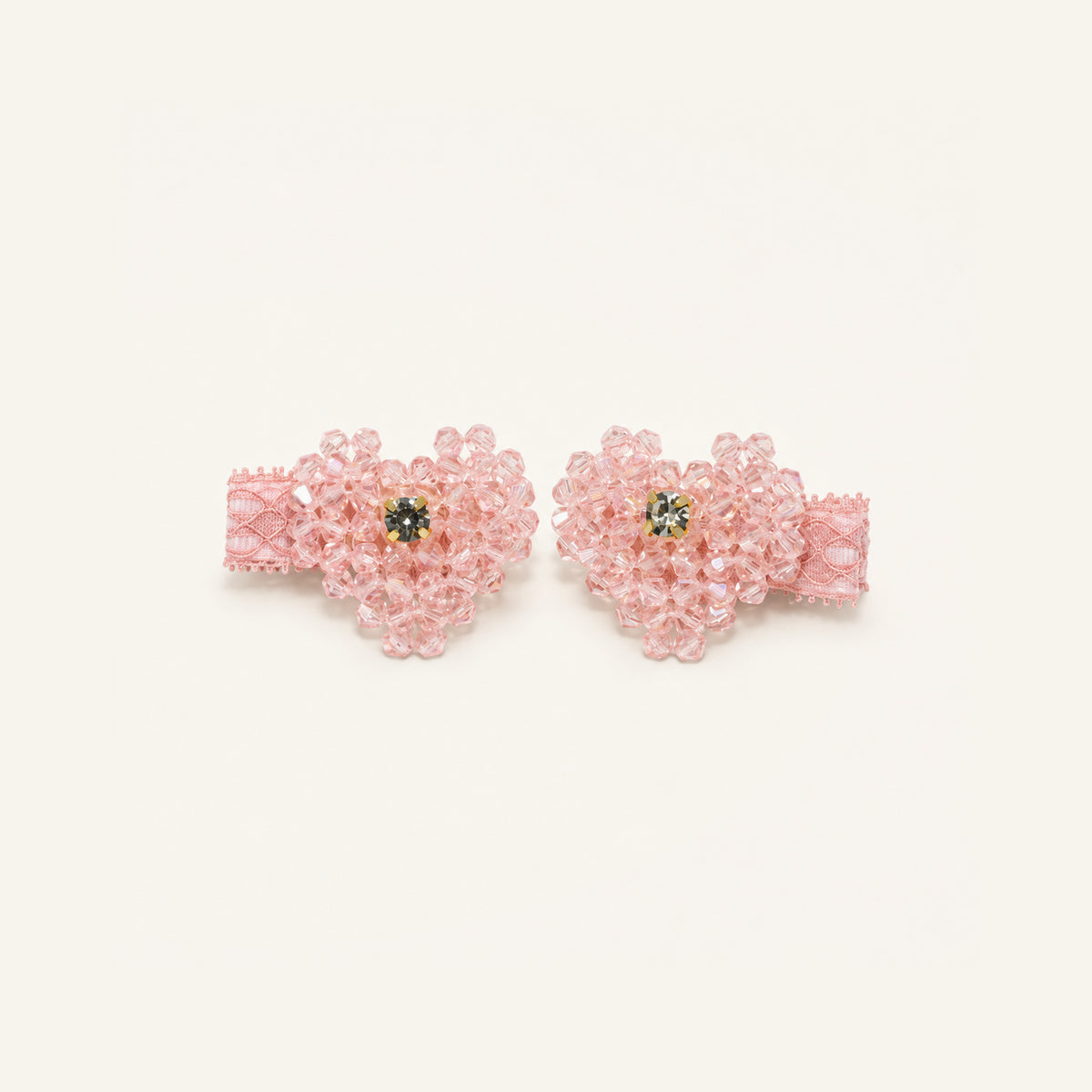 Sweetheart Crystal Clip Pair — IP2-04-PK