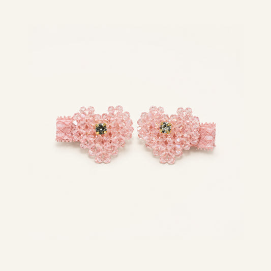Sweetheart Crystal Clip Pair — IP2-04-PK