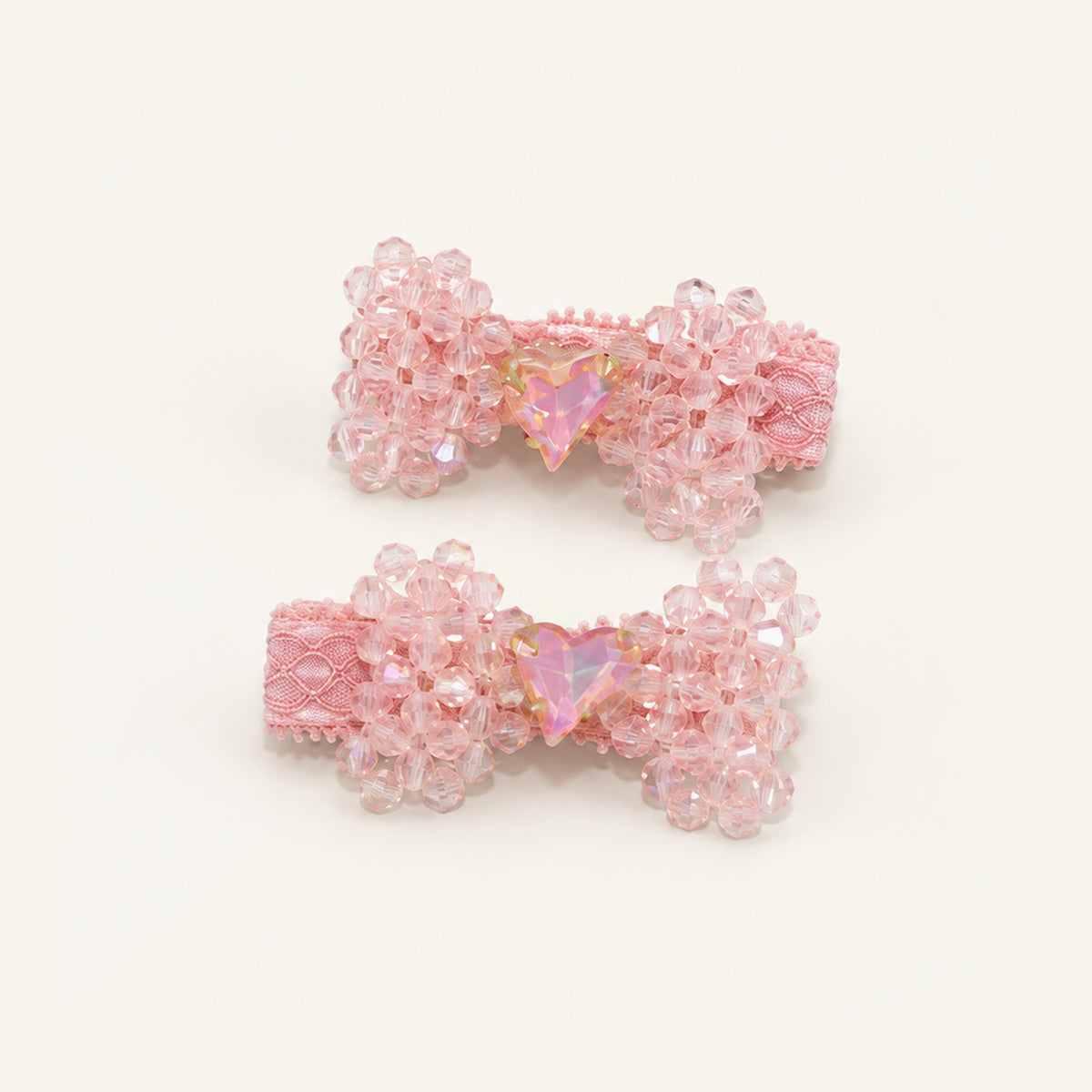 Sugar Bow Crystal Clip Pair — IP2-05-PK