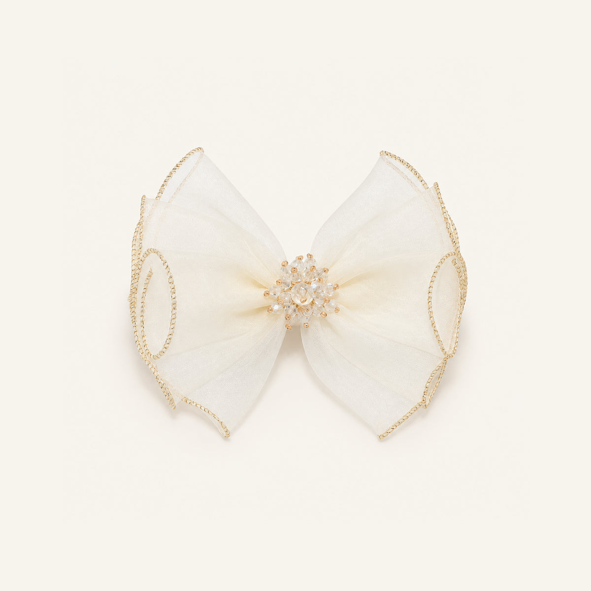 Little Crown Organza Bow — IP2-07-IV