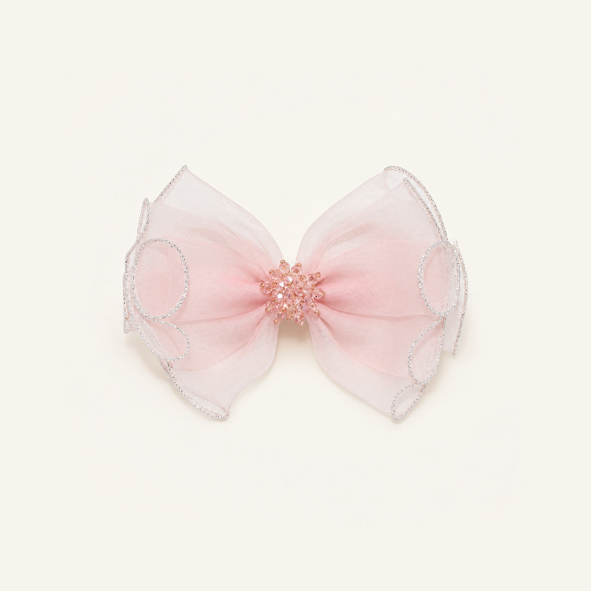 Little Crown Organza Bow — IP2-07-PK