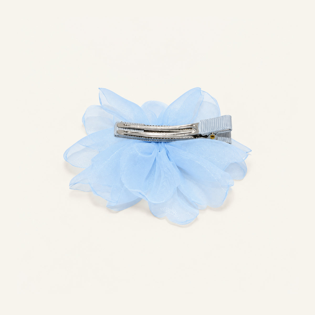 Halo Organza Flower Clip — IP2-09-BL