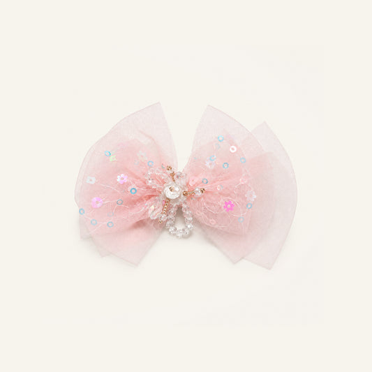 Stardust Sequin Tulle Bow — IP2-10-PK