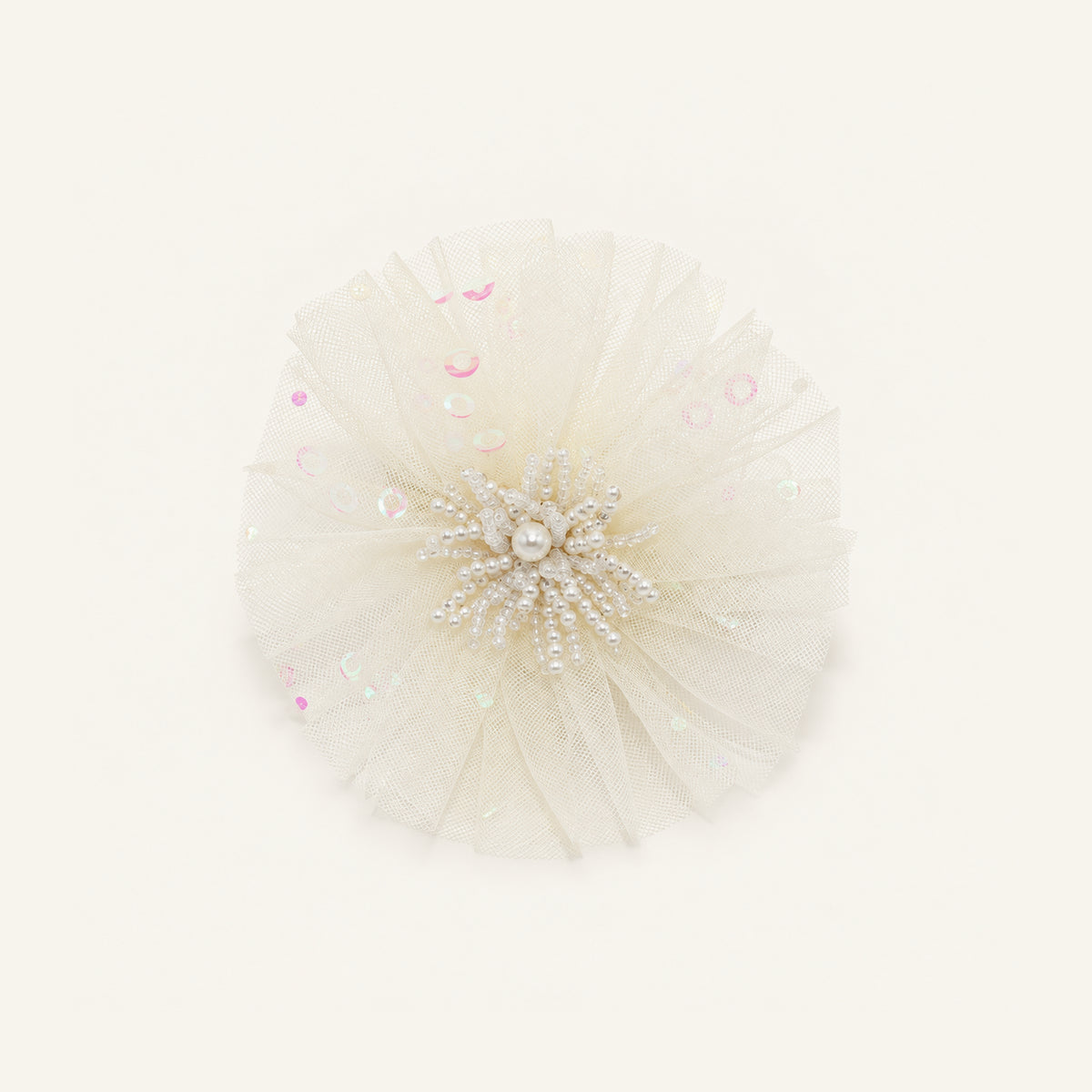 Starburst Crystal Tulle Bow — IP2-12-IV