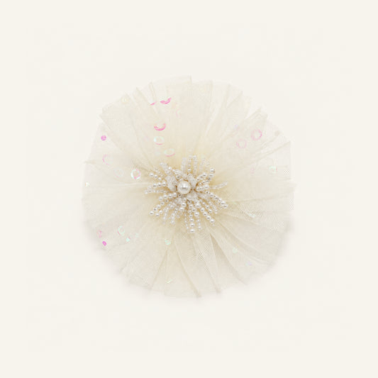 Starburst Crystal Tulle Bow — IP2-12-IV