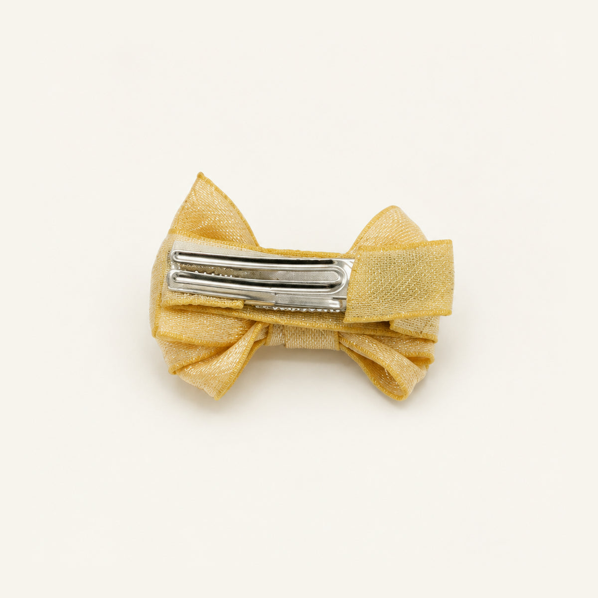 Pearl Parade Satin Bow Hair Tie — PP-004-YL