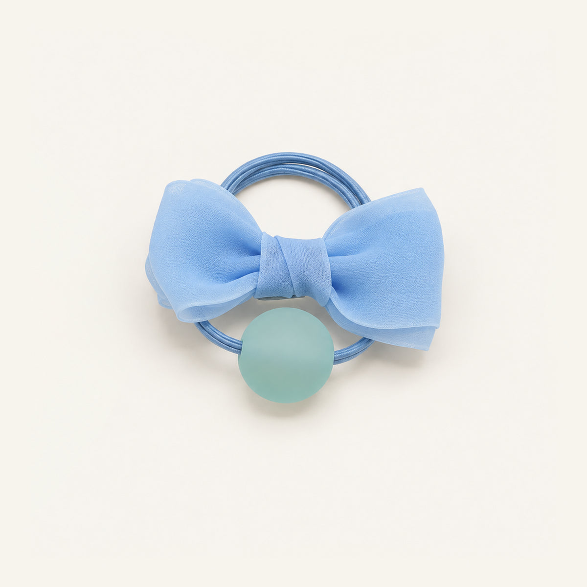 Candy Pop Bow Hair Tie — PP-005-BL