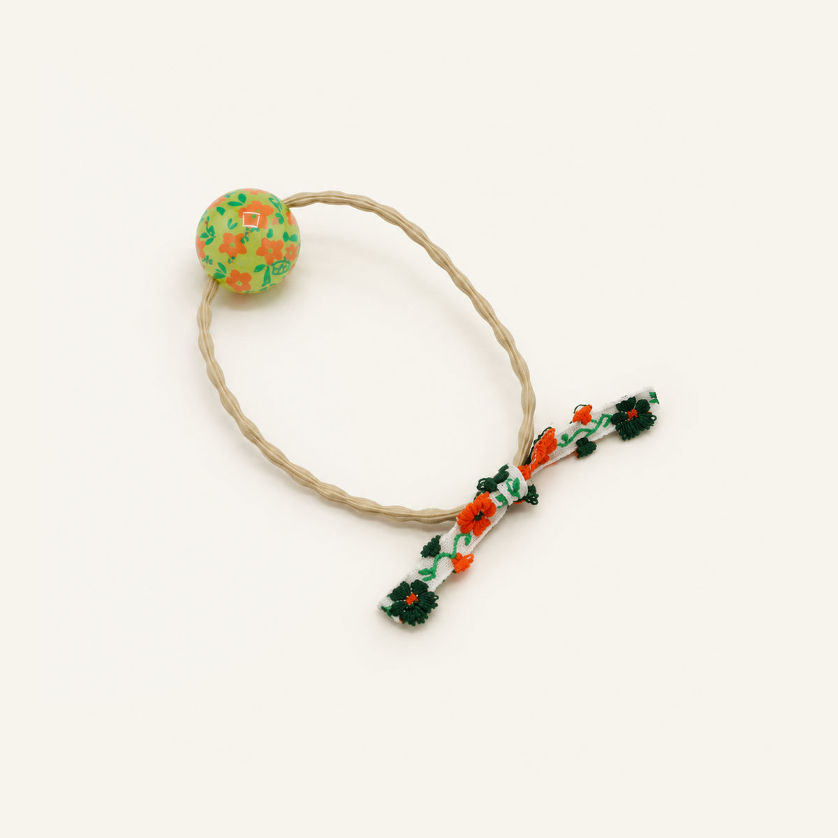 Confetti Garden Floral Hair Tie — PP-007-GNF