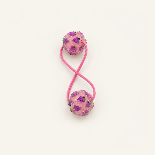 Double Bubble Printed Hair Tie — PP-008-PK
