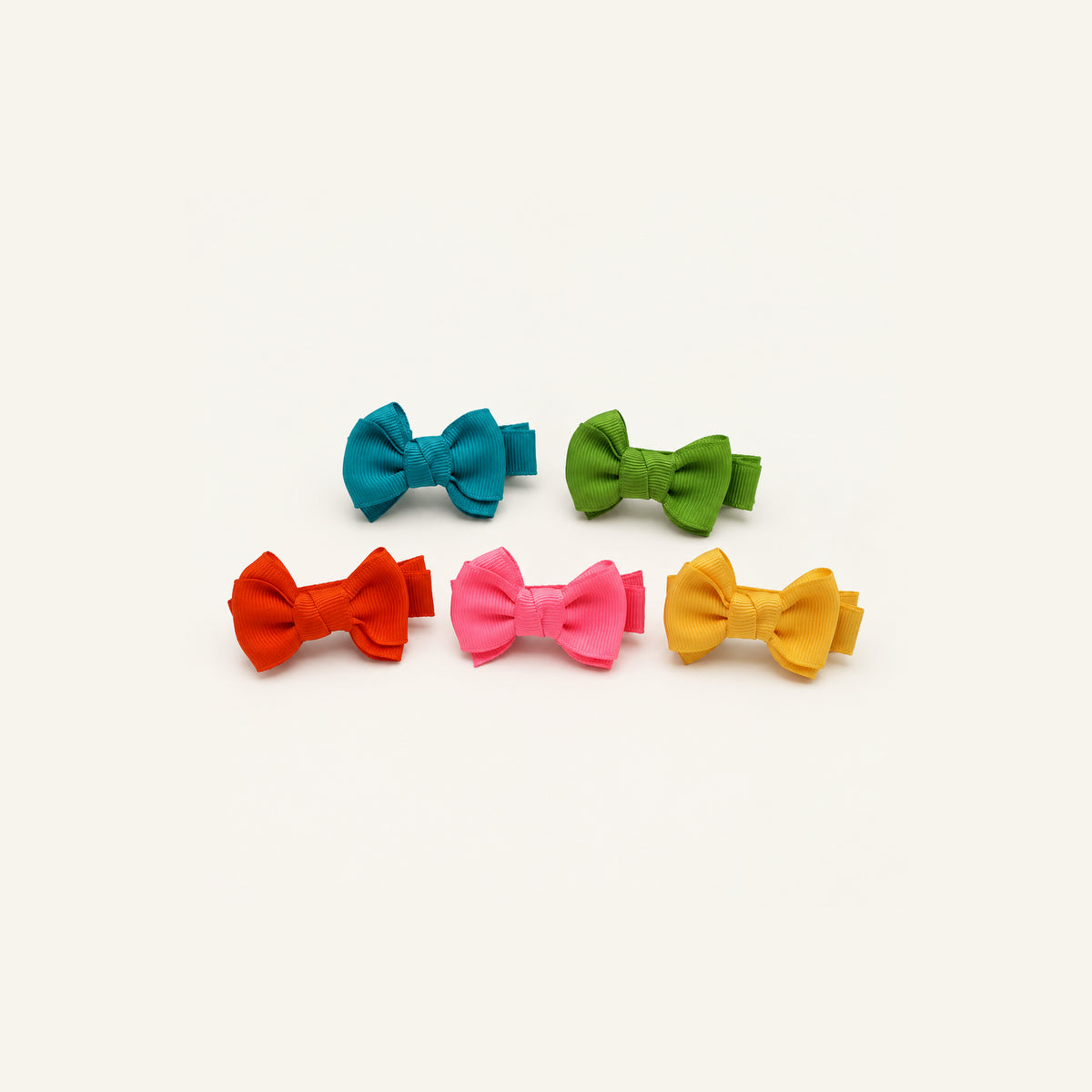 Little Lou Double-Bow Clip Set — PP-011-MULTI