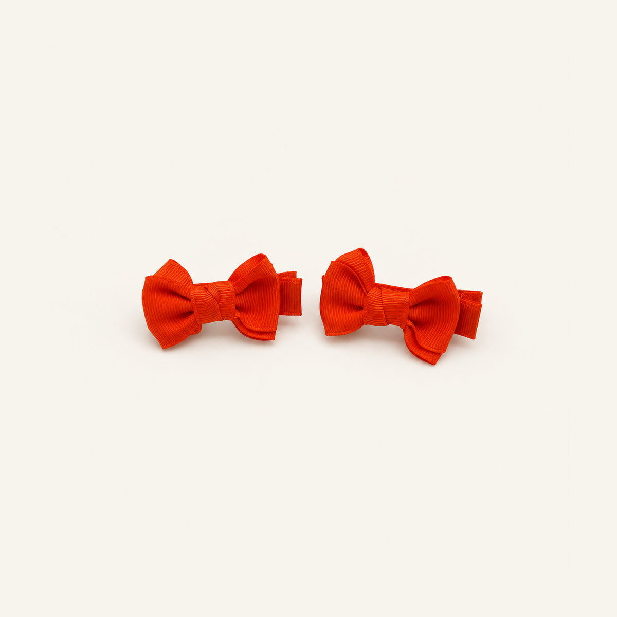 Little Lou Double-Bow Clip Set — PP-011-OR