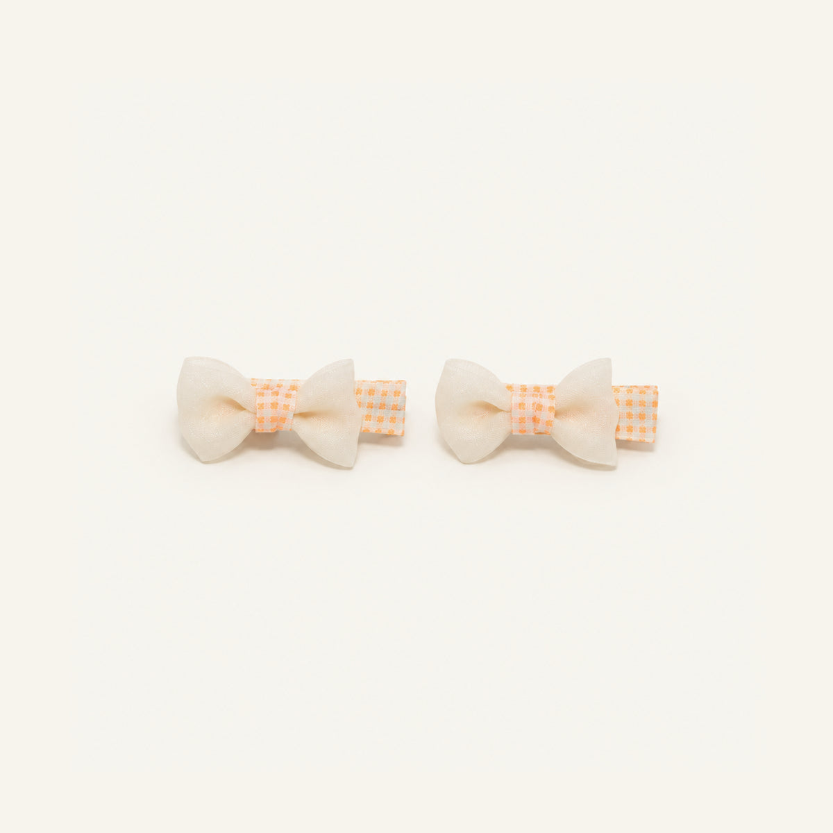 Picnic Pop Gingham Mini Bow Clip Set — PP-014-PC