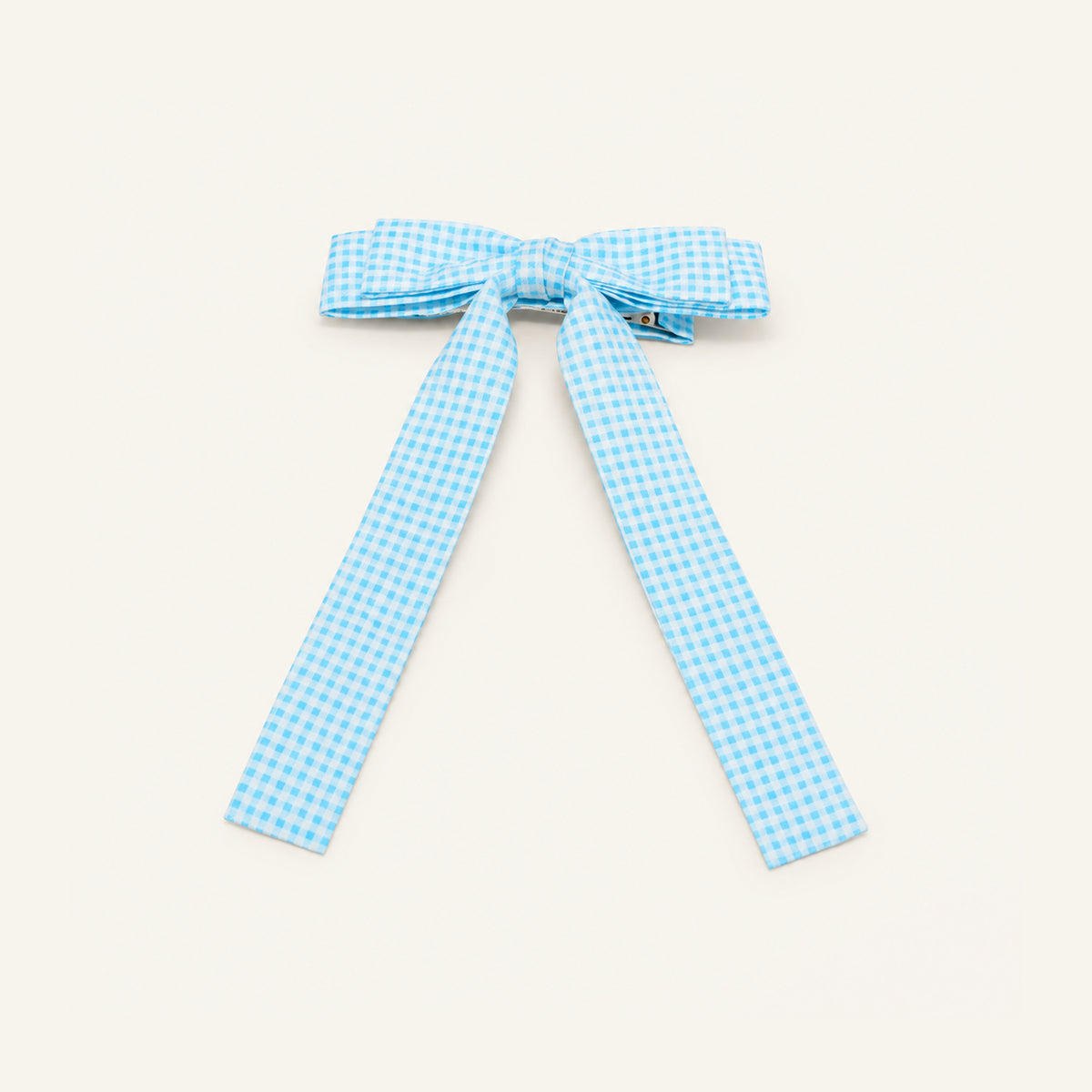 Sunday Picnic Long-Tail Bow Clip — PP-015-BL