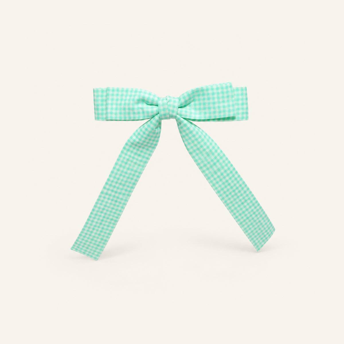 Sunday Picnic Long-Tail Bow Clip — PP-015-GN