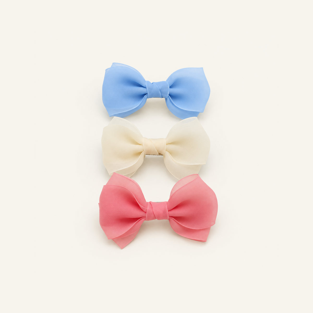 Double Darling Bow Clip Set — PP-019-MULTI