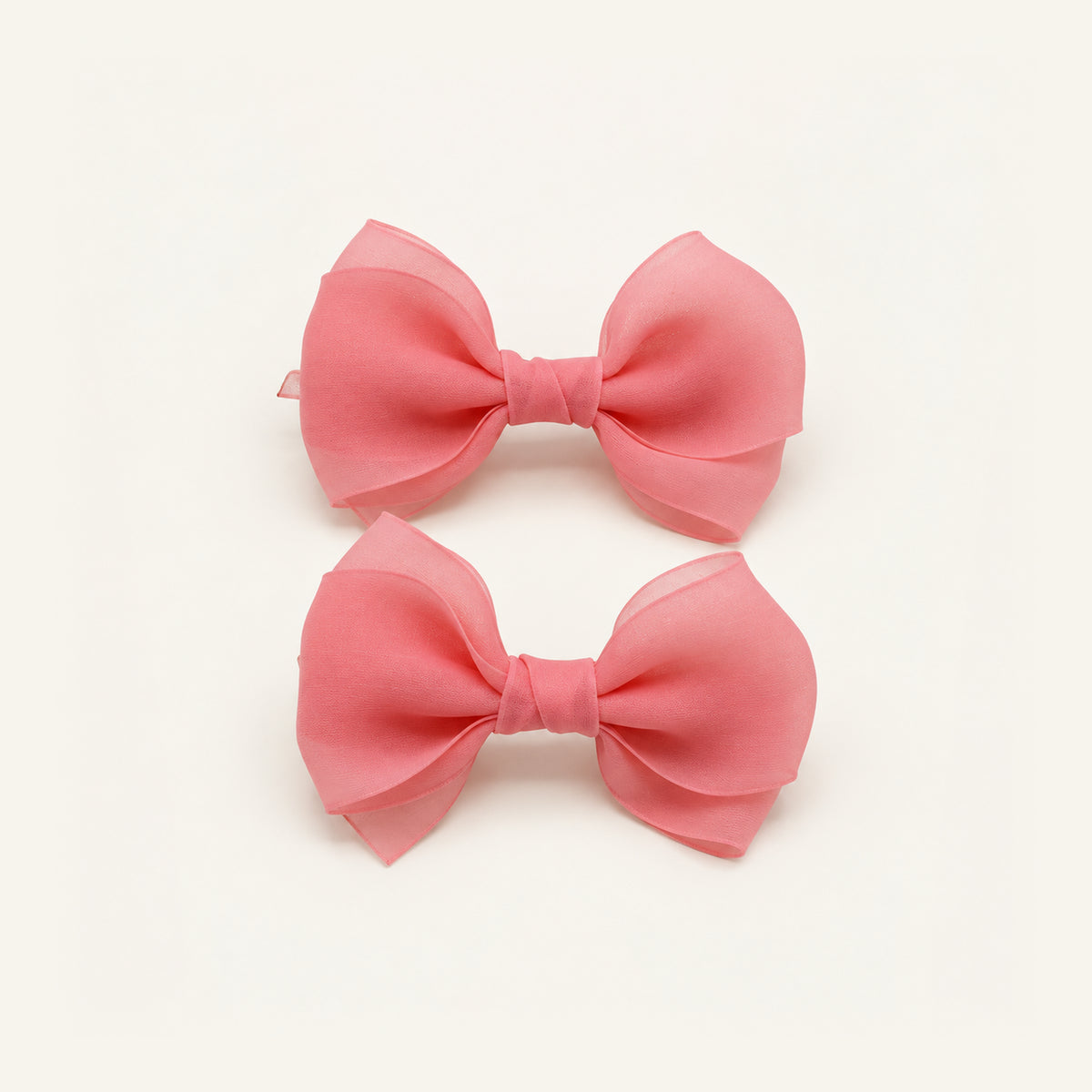 Double Darling Bow Clip Set — PP-019-PK