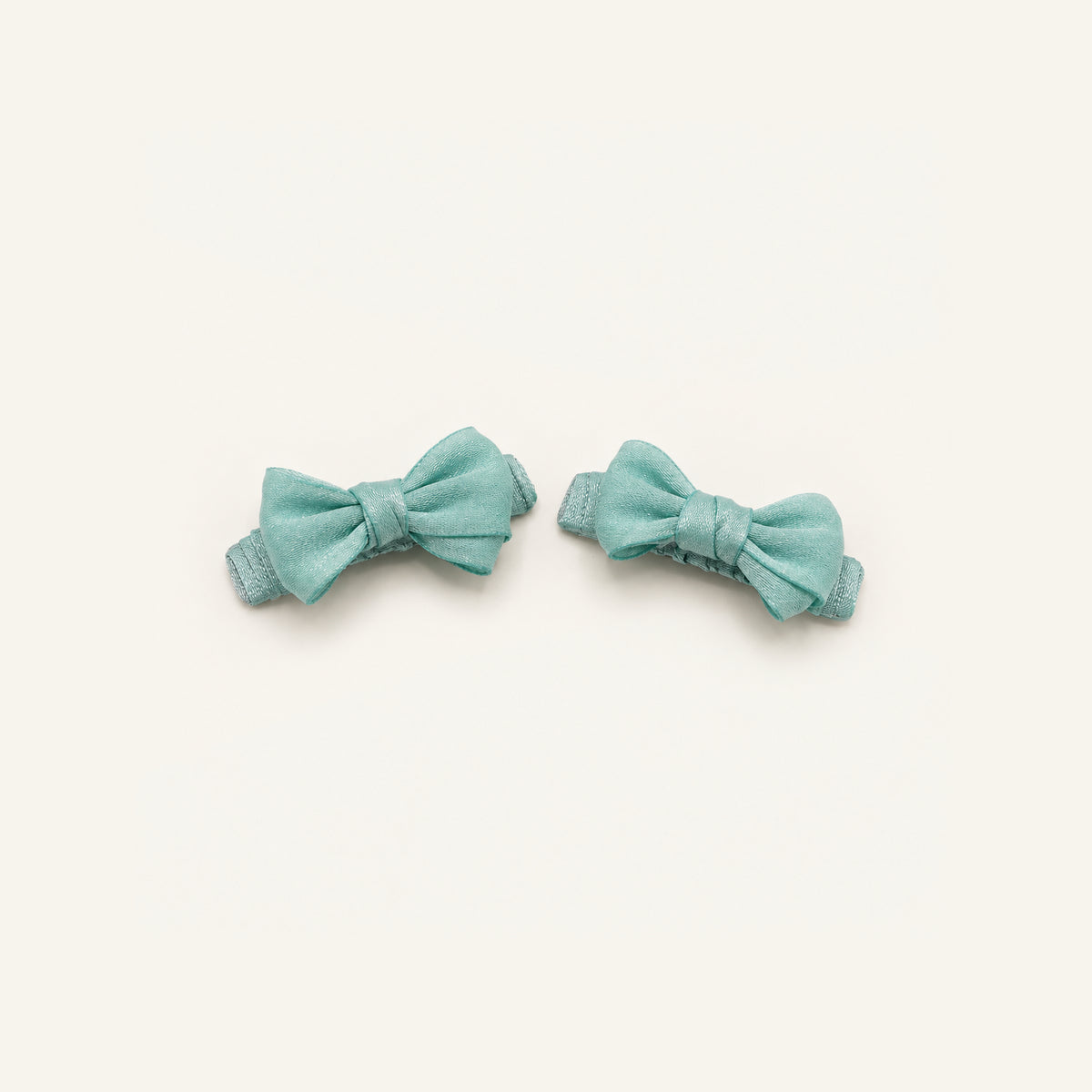Ruffle Parade Bow Clip Set — PP-020-BL