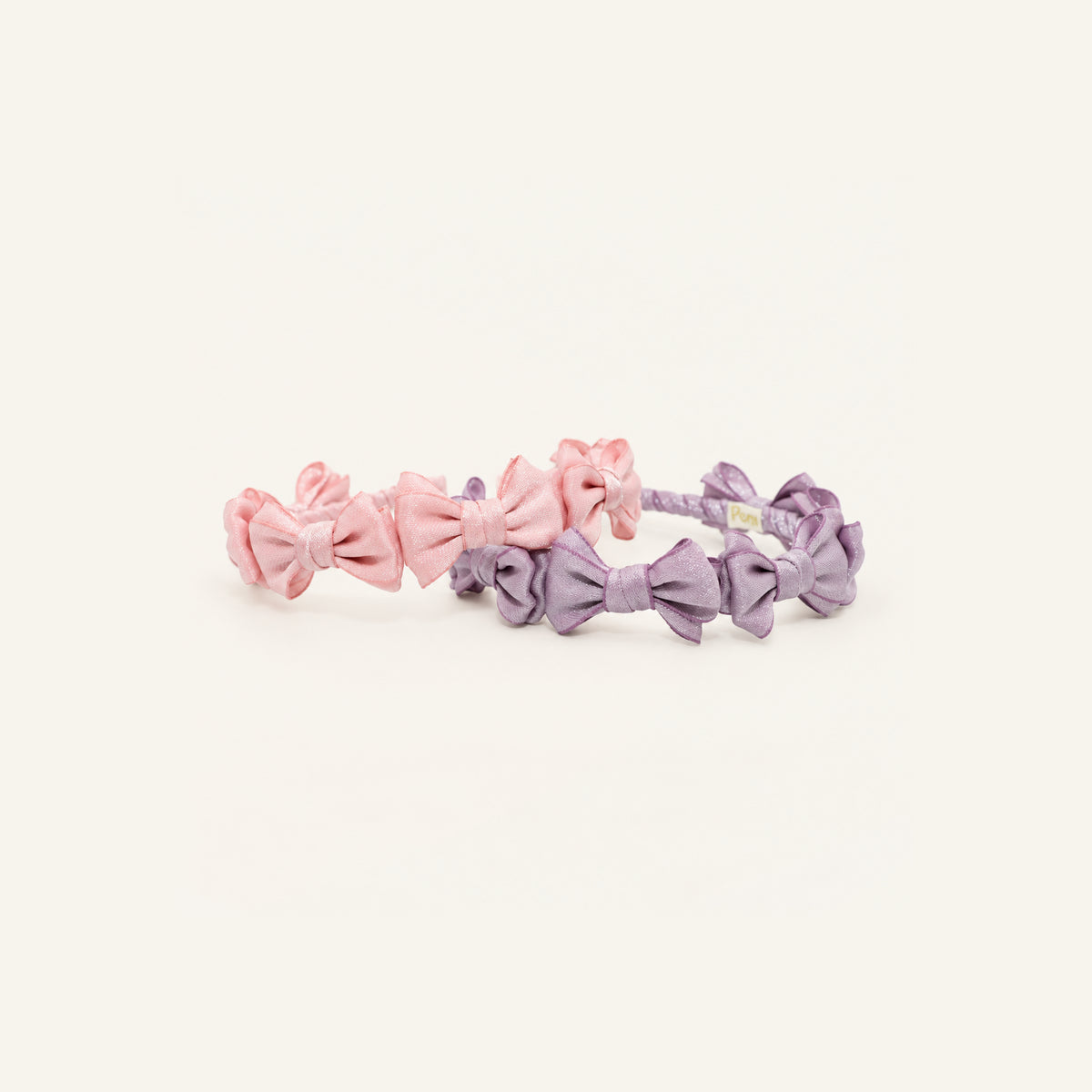 Powder Puff Bow Headband — PP-023-MULTI
