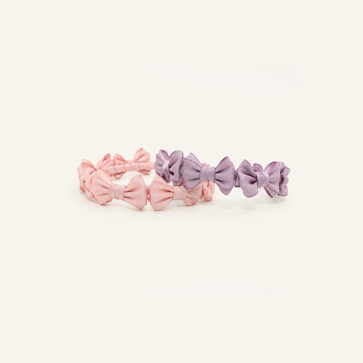 Powder Puff Bow Headband — PP-023-MULTI