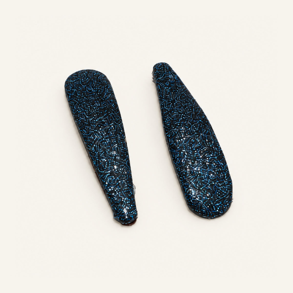 Disco Drop Glitter Clip Pair — PPF-04-BL