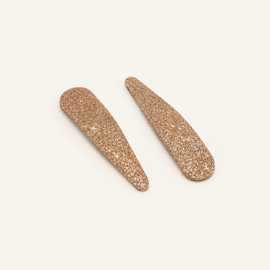 Disco Drop Glitter Clip Pair — PPF-04-GD