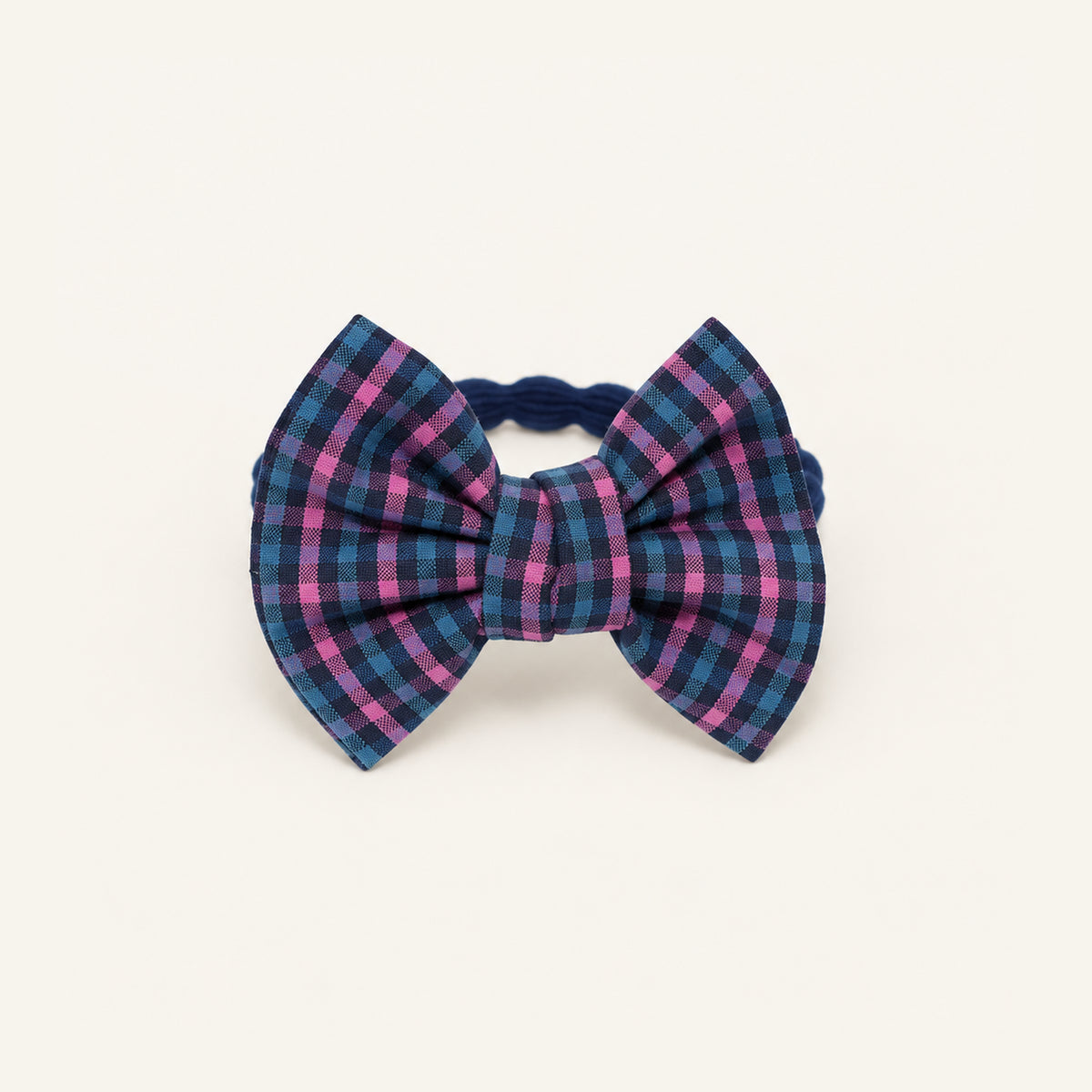 Schoolgirl Plaid Bow Hair Tie — PPF-05-PPP