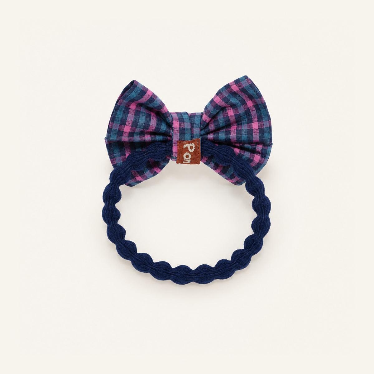 Schoolgirl Plaid Bow Hair Tie — PPF-05-PPP