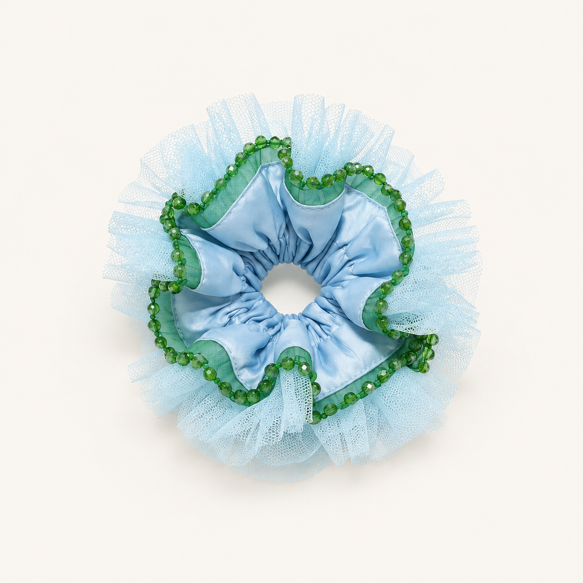 Bluebell Bead Tutu Scrunchie — default product image