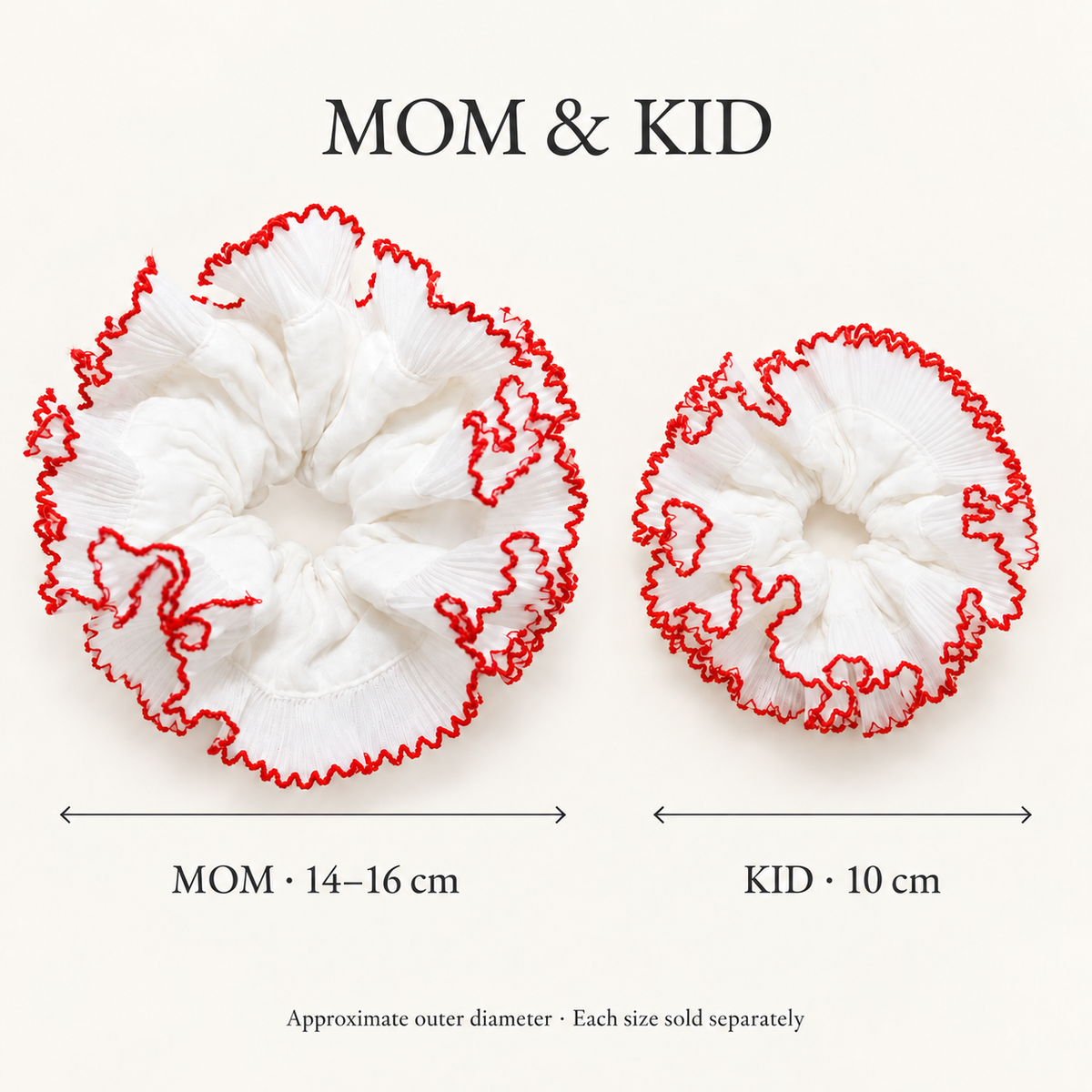 Snow White — Mom and Kid diameter comparison